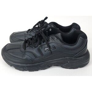 Fila Sneakers Womens Size 10 Memory Workshift F2913-19 Black Running Shoes